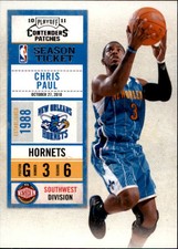 2010-11 Playoff Contenders Patches Hornets Basketball Card #46 Chris Paul