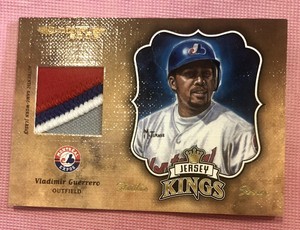 2003 Donruss Jersey Kings (Four Colors Jersey) /50 Vladimir Guerrero #JK-9 HOF