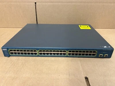 Cisco Catalyst 2950 WS-C2950SX-48-SI 48-Port Network Switch - Image 1 of 4