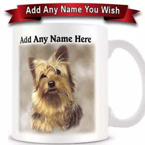 Yorkshire Terrier Ceramic Coffee Mug - can be Personalised with any name - Picture 1 of 7