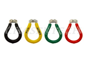 Super B Bicycle Tool Spoke Wrench Black Green Red Yellow 4 Pcs Set - Picture 1 of 1