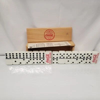 Rare 30th Annual Coca-Cola Atlanta Convention Collectors Club Dominoes Set Seale - Image 1 of 4