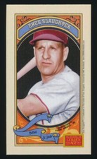 2014 Panini Golden Age Mini Mono Brand Green Back #55 Enos Slaughter St. Louis