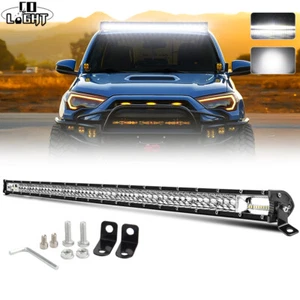 Slim Dual-Row 42" Led Light Bar Spot Flood Combo Truck Offroad Driving 44inch - Picture 1 of 21