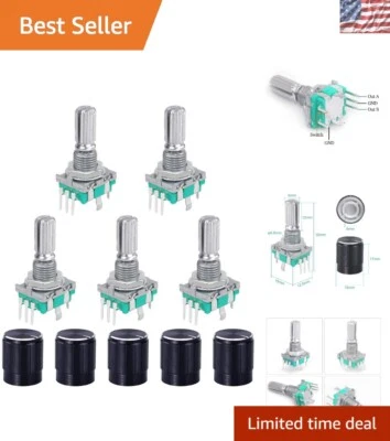 Durable 360-Degree Rotary Encoders with Switch - Perfect for DIY Electronics - Image 1 of 4