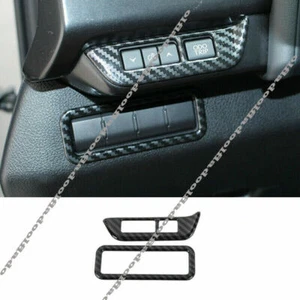 For Lexus UX 200 250h 2019-2021 Carbon Fiber Headlight Switch Control Frame Trim - Picture 1 of 6
