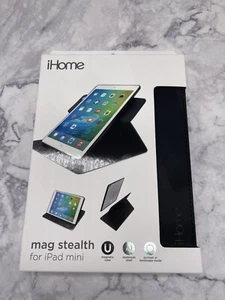 iHome Magnetic Stealth Case for Apple iPad mini, Black (Brand New) - Picture 1 of 8