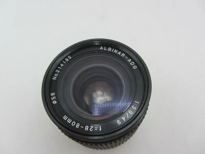 Albinar ADG F3.9-4.9 28-80mm Macro Nikon AI-S Lens For SLR/Mirrorless Cameras - Image 1 of 4