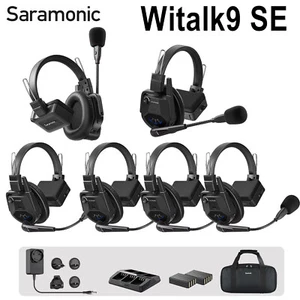 Saramonic WiTalk9 SE Full-Duplex 2.4G ENC Wireless Intercom Headset System 350m - Picture 1 of 10