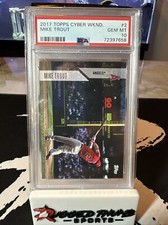 2017 Topps Cyber Monday Weekend Mike Trout #2 PSA 10 LA Angels Gem Mint Pop 17