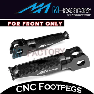 Black Billet Front Rider Foot Pegs For Honda X-11 99-02 03 04 05 06 07 - Picture 1 of 4