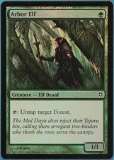 Arbor Elf FOIL Worldwake PLD Green Common MAGIC MTG CARD (ID# 246889) ABUGames