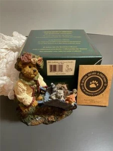 BOYDS BEARS Figurine - Olive Leafowitz with Forest Friends - Joy Ride - Picture 1 of 1