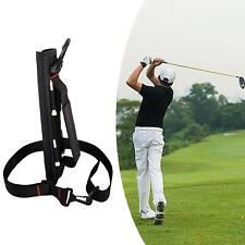 Golf Club Bag Golf Course Pouch Tee Holder Foldable Sunday Bag for