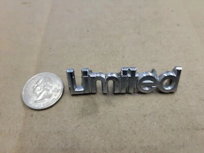 Buick Oldsmobile OEM Limited Chrome Metal Emblem Badge Logo Nameplate 20370243 - Изображение 1 из 2