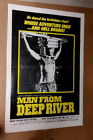 MAN FROM DEEP RIVER 27x41 Orig Umberto Lenzi Movie Poster SACRIFICE Exploitation