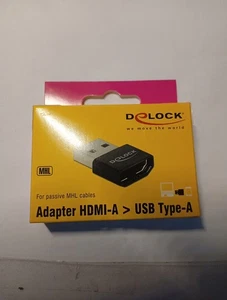 Delock Adapter HDMI -A USB -A - Bild 1 von 3