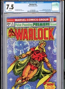 Warlock Vol 1 #9 CGC 7.5 (Marvel 1975) New costume! - Picture 1 of 4