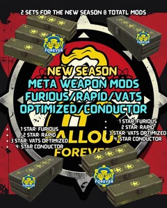 Fallout 76 [PC] META MODS NEW SEASON 2 SETS 8 TOTAL MODS - Picture 1 of 2