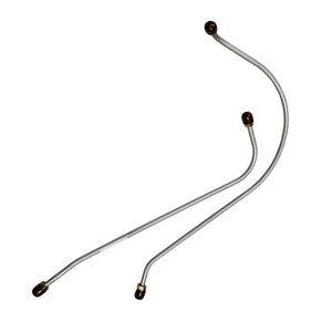 1947-52 Ford F1 Truck 239CID Flathead V8 Oil Filter Input/Output Lines, Steel - Bild 1 von 9