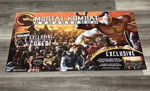 Mortal Kombat Armageddon GameStop Marketing Retail Promo Poster Sign 39”x26” - Picture 1 of 22