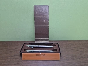 Sheaffer, Vintage, Pen & Pencil  Chrome Finish USA Preowned Read  - Picture 1 of 14