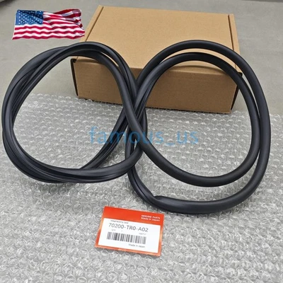 2PC Sunroof Glass Weatherstrip Seal For Honda Civic 2012-2015 FREE SHIP Foto 1 de 4