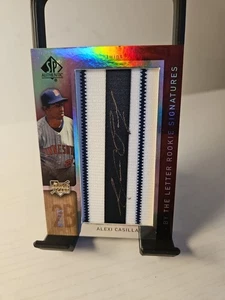 2007 SP Authentic By the Letter Rookie Signatures Alexi Casilla # 41/75 Gemelli - Foto 1 di 2