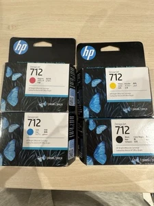 hp 712 ink cartridges Full Set - Zdjęcie 1 z 2