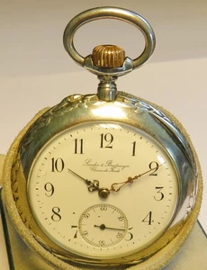 SANDOZ & BREITMEYER seltenste Lepine Schützenuhr "Tirol Federal Neuchatel 1898" - Picture 1 of 15