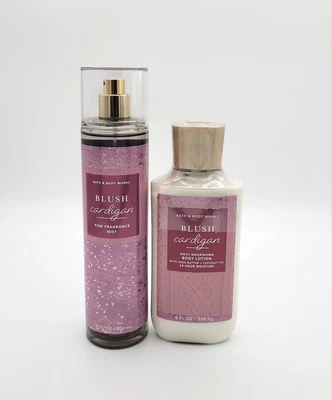 Bath & Body Works Blush Cardigan Fine Fragrance Body Mist & Body Lotion Set of 2 - Image 1 of 3