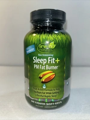 Sealed Irwin Sleep Fit PM Fat Burner, 60 Softgels - Image 1 of 4