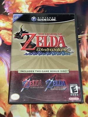 Legend of Zelda: Wind Waker Ocarina of Time Master Quest Edition GameCube RAR - Bild 1 von 4
