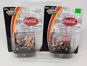 Coca-Cola Matchbox Collectables Die Cast 1:64 Lote de 2 Jeep Cherokee Cruiser - Imagen 1 de 7
