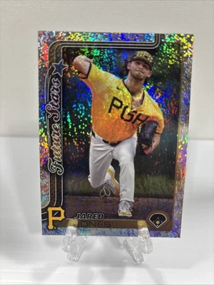 2025 Topps Series 2 Baseball Jared Jones Future Stars Holofoil #541 Pirates - Image 1 of 2