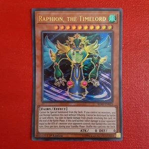 Yugioh Raphion, The Timelord BLRR-EN023 1st Edition - Picture 1 of 2