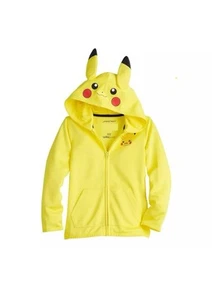 Jumping Beans Boys Pokemon Pikachu Zip Hoodie Jacket SZ 4 - Picture 1 of 2