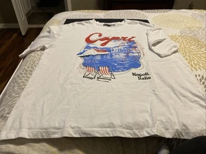 Girl Dangerous Capri Graphic White T-Shirt - Picture 1 of 2