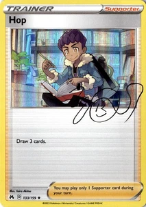 Hop Trainer Supporter Rare Holo 133/159 - Picture 1 of 2