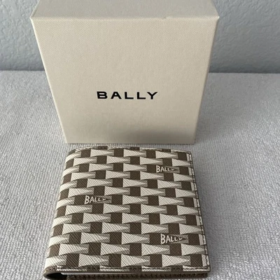 Bally PNT BIFOLD 8CC Men's Desert TPU Material Pennant Wallet MSRP $695 - Image 1 of 4