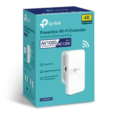 TP-Link TL-WPA7617 AV1000 Gigabit Passthroug Powerline AC WIFI EXTENDER - Image 1 of 4