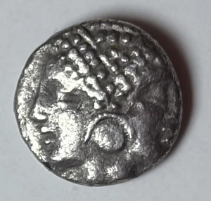 MYSIA Lámparasacus Raro JANIFORME Y ATENA Dióbol Antigua Moneda Griega de Plata D519 - Imagen 1 de 4