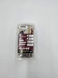 Fissaggi GRK R4 n. 12 S X 5-5/8 pollici Viti multiuso rivestite a stella L 50 pz - Foto 1 di 2