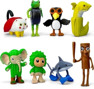 8 Stück Italienische Brainrot Actionfiguren, Tralalero Tralala Spielzeug Set Sammlerstücke - Bild 1 von 7