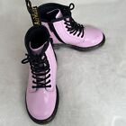 NEW Doc Martens GirlsPink Lace Zip Up  Combat Boots Size 10 Toddler W/O Box