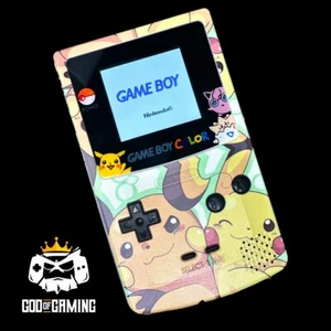 Nintendo Game Boy Color GBC System Backlit Brighter TFT Pokemon Pikachu - Picture 1 of 3