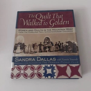 The Quilt That Walked to Golden Hardcover Library Book - Foto 1 di 10
