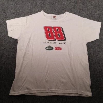 Camiseta Dale Earnhardt Jr Para Hombre XL Blanca #88 Amp Energy Guardia Nacional Motorsport Foto 1 de 4