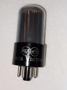 TV7D/U RE-Tested Good Bal 1.7%, 1949 RCA 6SN7GT SMOKED Oval Mica Tube - Picture 1 of 21