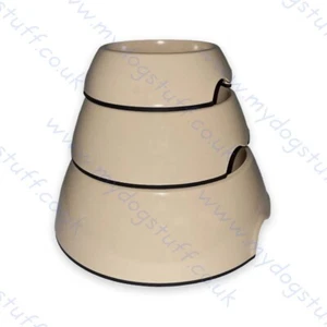 Sale Superior quality Oatmeal Dog Plastic Food & Water Bowl FREE P&P - Picture 1 of 4